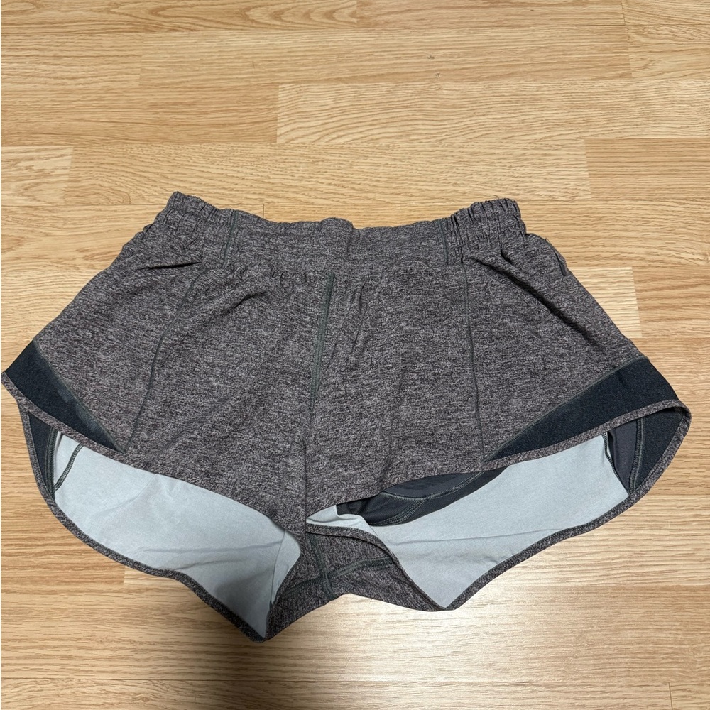 lululemon athletica Heathered Gray Athletic Shorts size 10